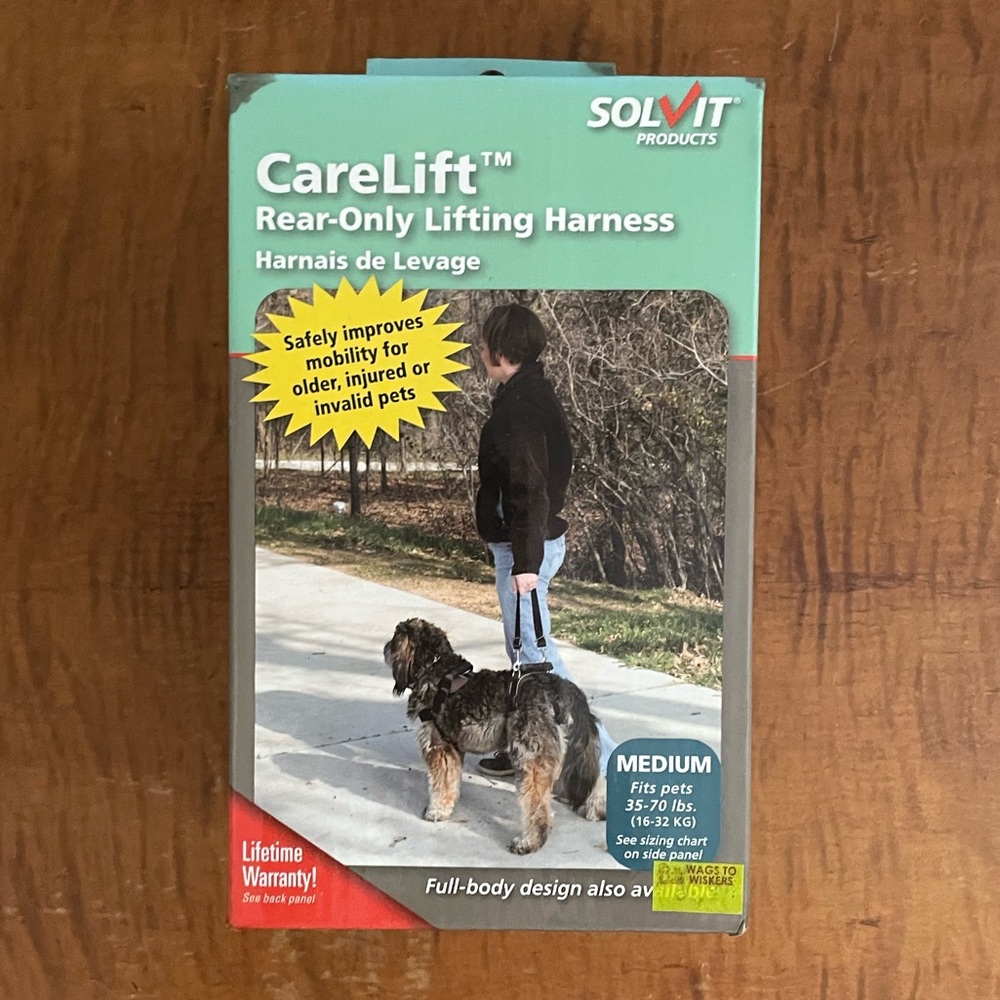 Dog Rear-only Lifting Harness, Medium